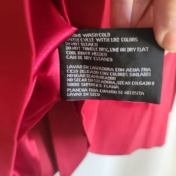 Gorgeous Red Double Breast Weatherproof Co Womens Coat szM - Picture 6 of 15